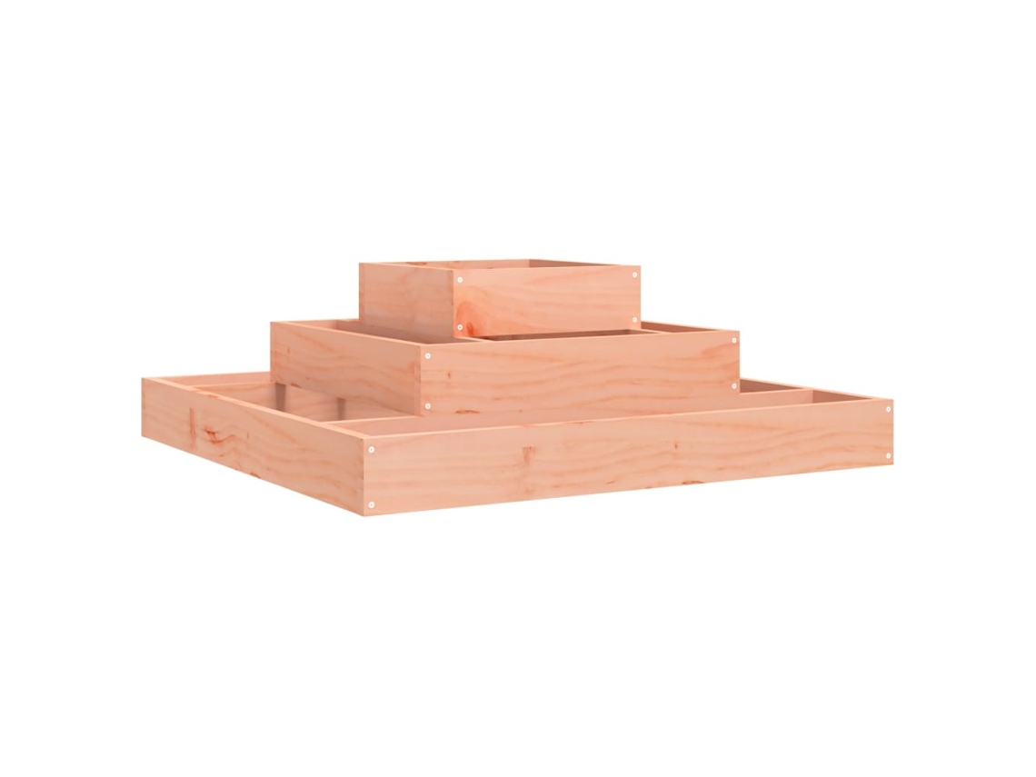 Planter, Planters Vidaxl Marrom Madeira De Douglas (80 X 80 X 27 Cm)