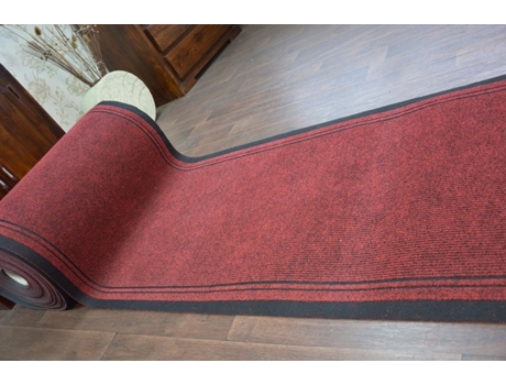 Wiper Passadeira Base Antideslizante Malaga Vermelho 3066 100 cm