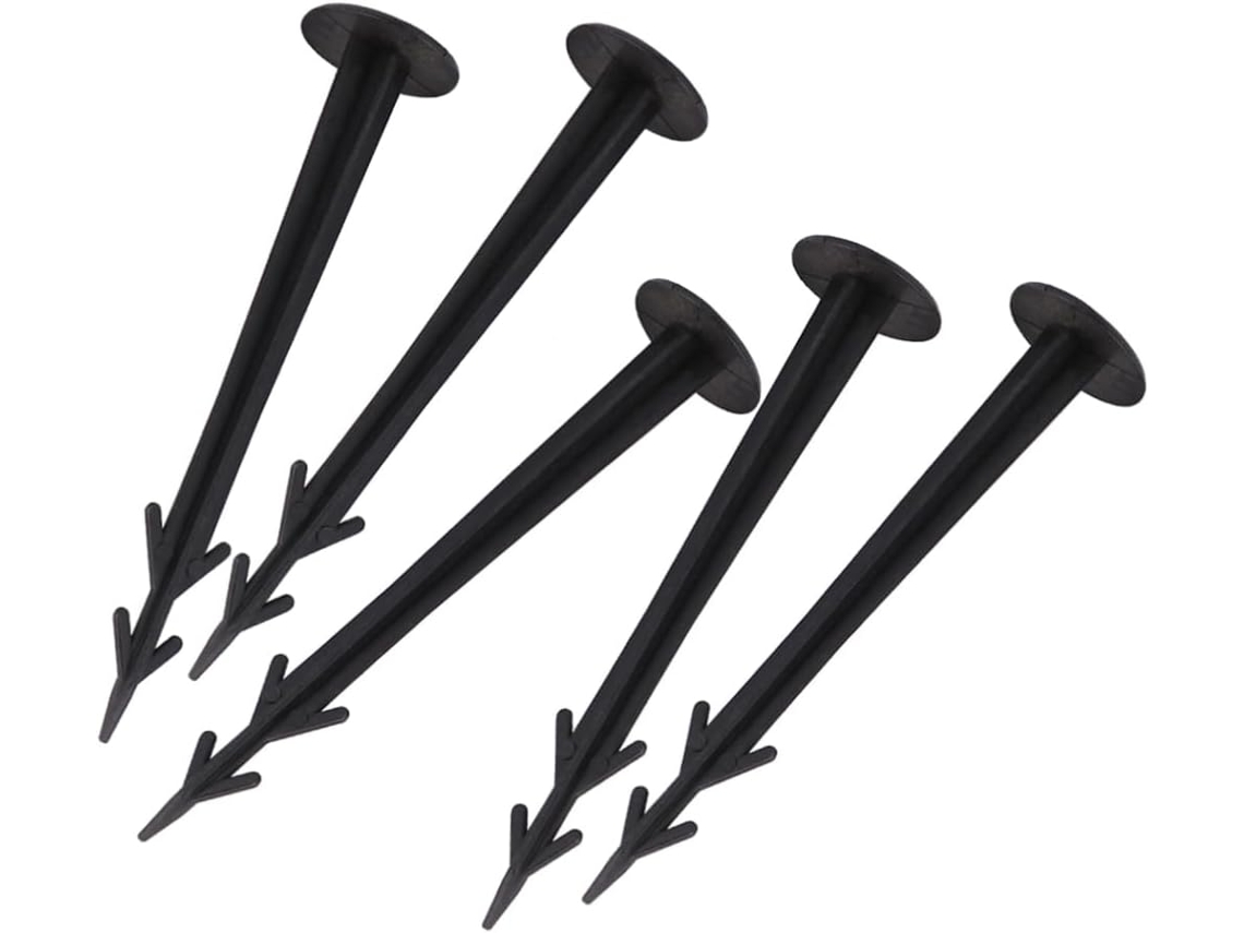 Conjunto De 50 Estacas De Plástico Para Tenda, Acessórios De Jardinagem, Estacas Resistentes Para Me Gokoco