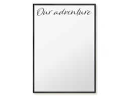 Magnetic Wall Board Our Adventure For The Office Espelharte (70x100 Cm)
