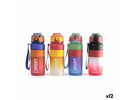 Garrafa De Água Bewinner Multicolor 0,75 L 7,6 X 27,5 Cm (12 Unidades)