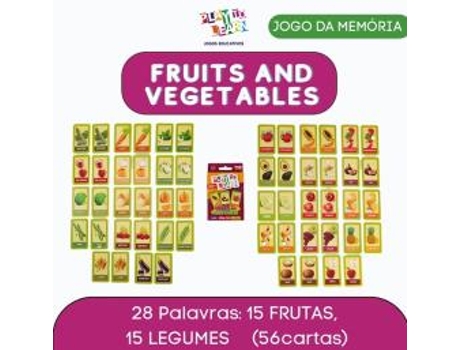 Livro Play To Learn - Fruits And Vegetables De Diversos (português Do Brasil)
