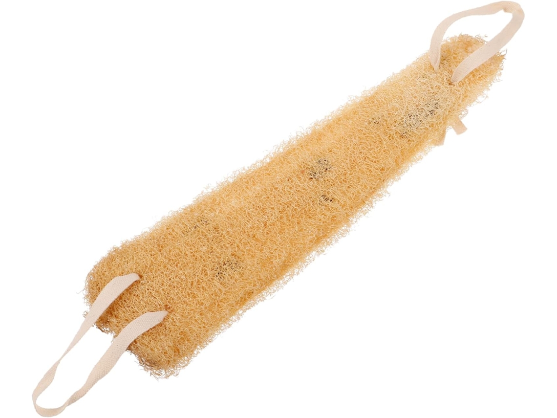 Esponja De Bucha Vegetal Com Ação Esfoliante Suave, Escova De Banho Natural, Design Ergonômico Para Esfoliação, Cuidados