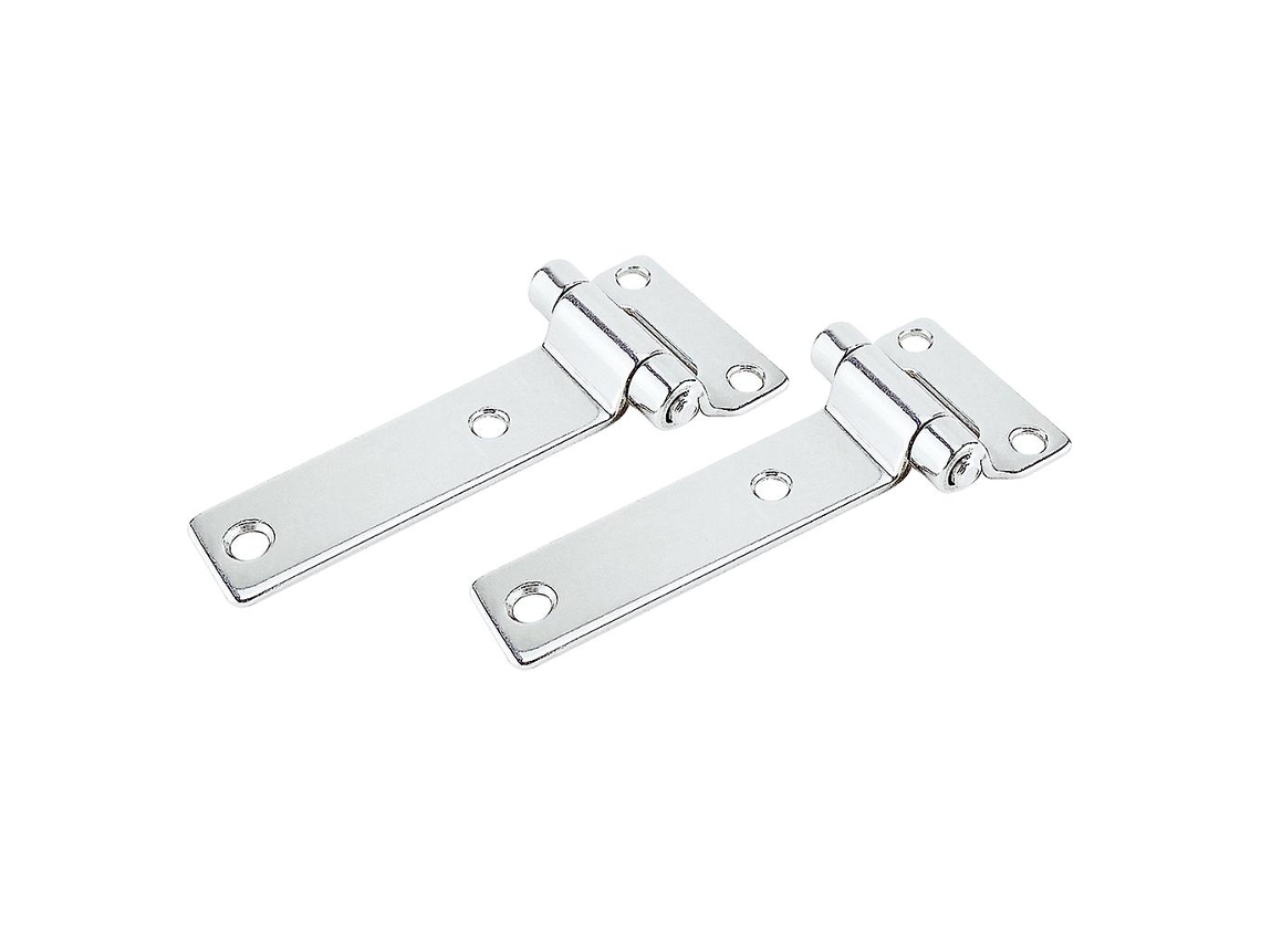 2 Dobradiças de Porta de Aço Inoxidável Duráveis ​​​​​​para Reboque, Caminhão, Caravana BRILVIBERA