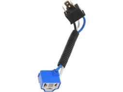 Cabo Conversor Com Conector Fêmea De Plástico Preto Para Lâmpadas H4