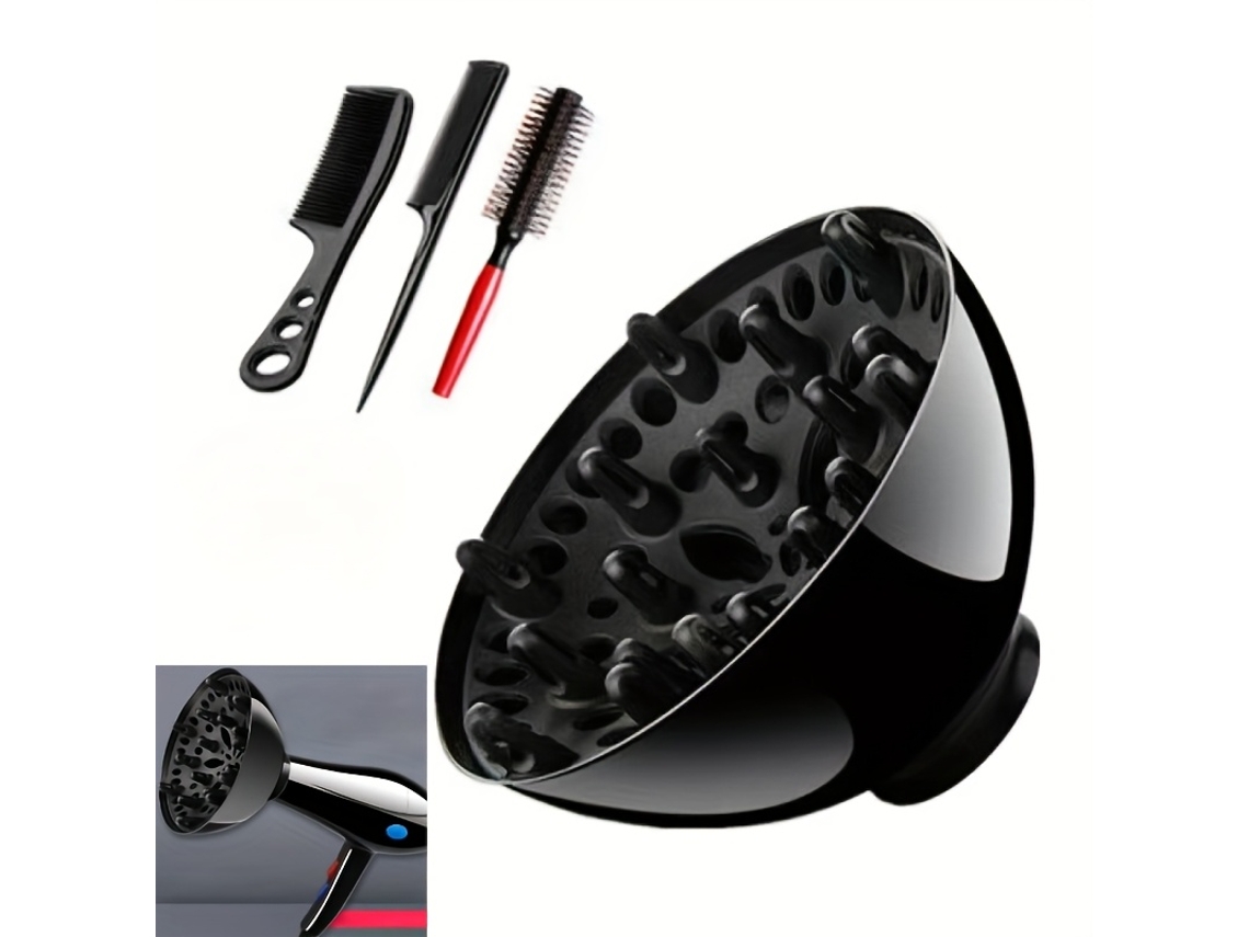 Kit Ar Quente para Ondas, Acessório de Secador, Cachos Perfeitos, Uso Profissional Ou Doméstico STELASPLEN