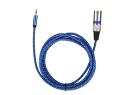Aetheria cabo de Áudio 3.5mm Estéreo para Xlr Feminino Patch Cord 3 Metros
