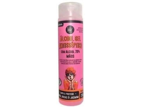 Alcool Gel Hidratante 70 % Limao Rosas e Jasmin 270G Lola
