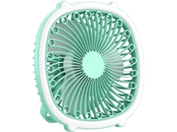 Ventilador De Mesa Pequeno Com Display Led, Soprador Longa Duração E