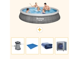 Bestway Piscina Bestway Fast Set Redonda - 396x84 Cm - 5-peças S278