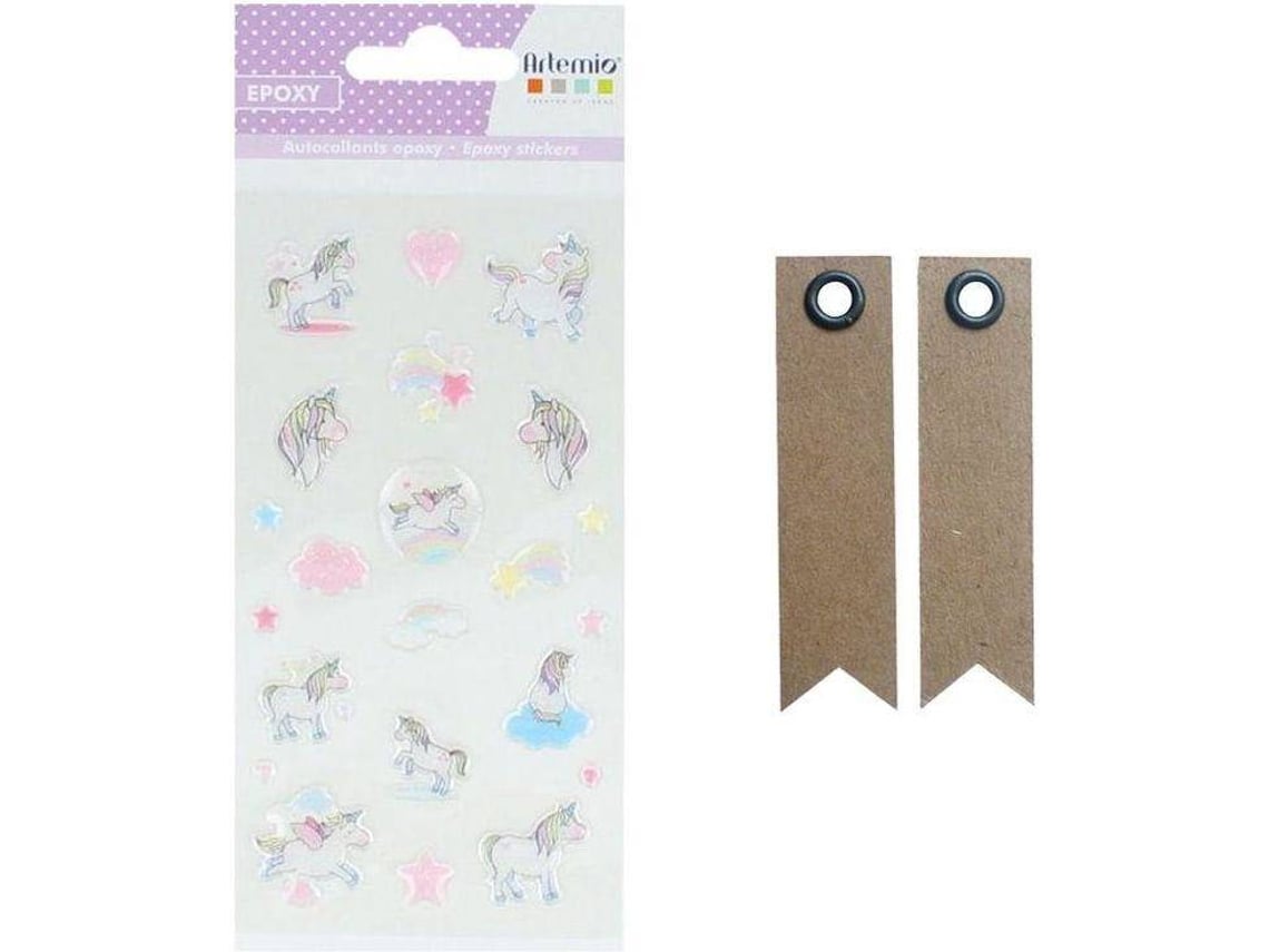 Conjunto 23 Adesivos YOUDOIT Arco-íris (14 x 7,5 cm)