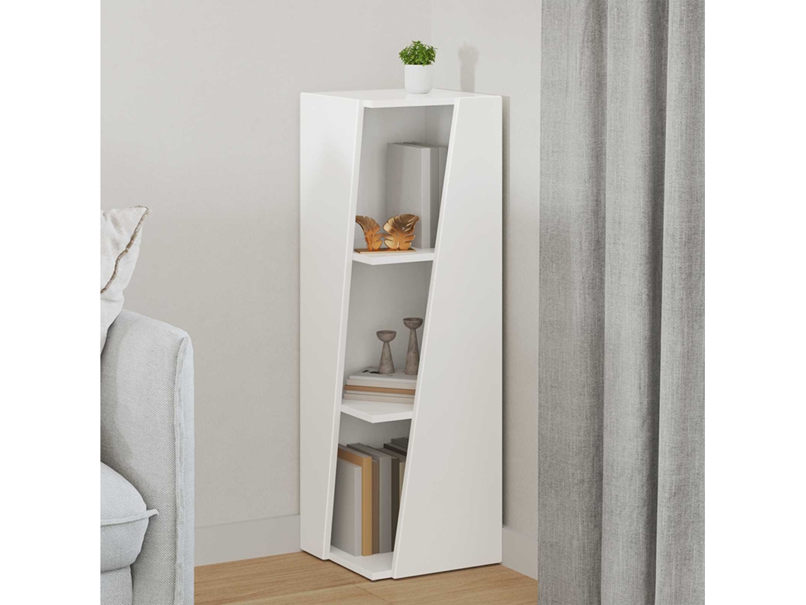 Vidaxl Prateleira Lateral Branco 33 X 32 X 100,5 Cm Madeira Processada