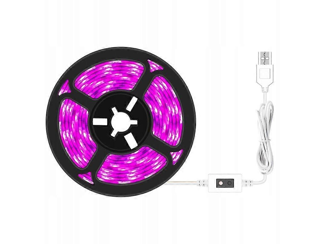 Luz de Crescimento IP65, Fita LED de 2m com 4:1 Vermelho/azul para Plantas, 60W | S/MARCA