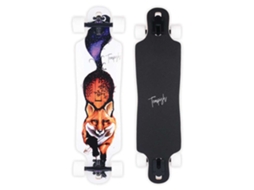 Longboard Fox-N 32.5´´ Transparentetempish