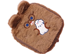 Nécessaire SFUSHOS com zíper em formato de urso