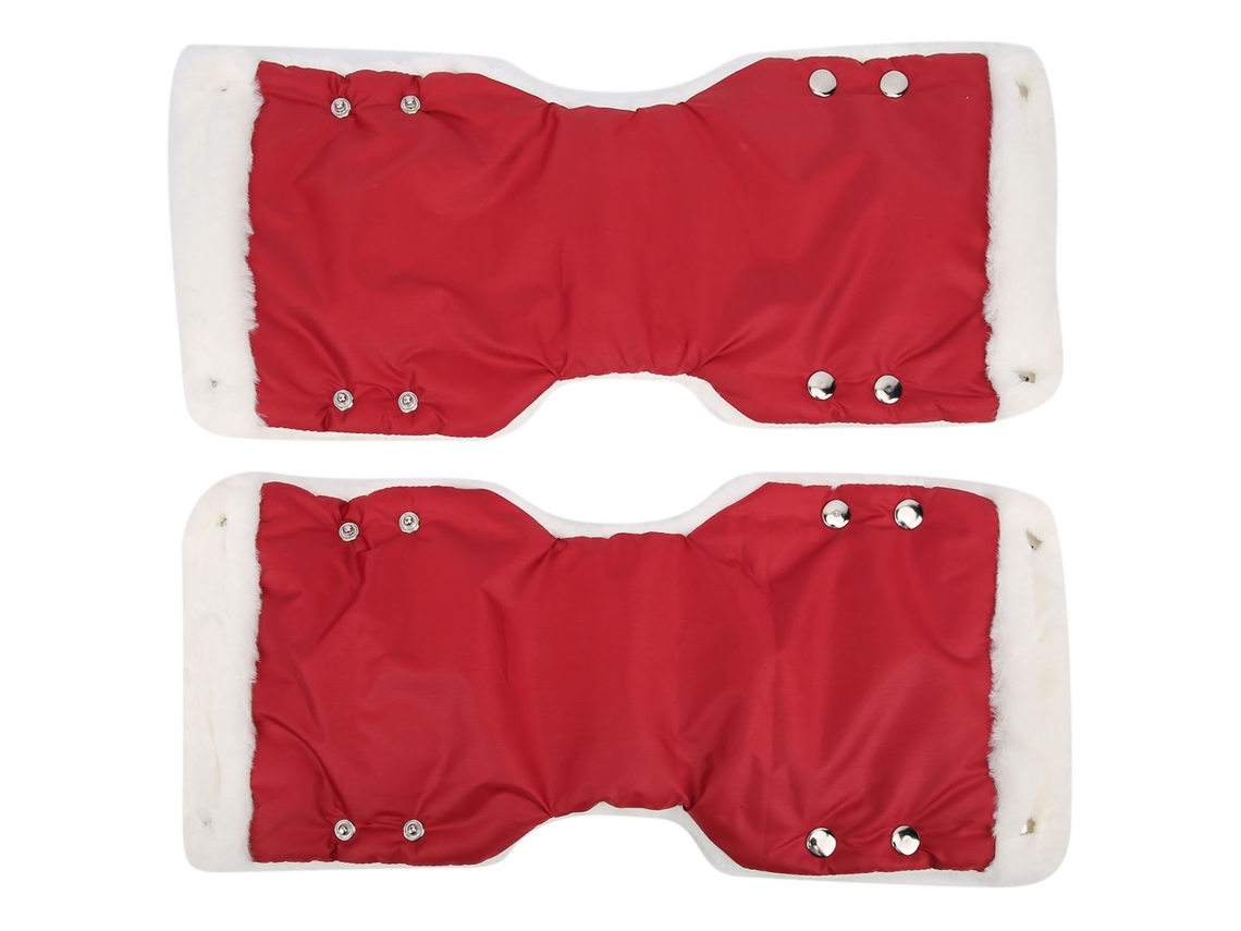 Luvas Para Cadeira De Bebê Luvas Quentes Impermeáveis Manoplas Para Cadeira De Bebê Acessórios Vermelho