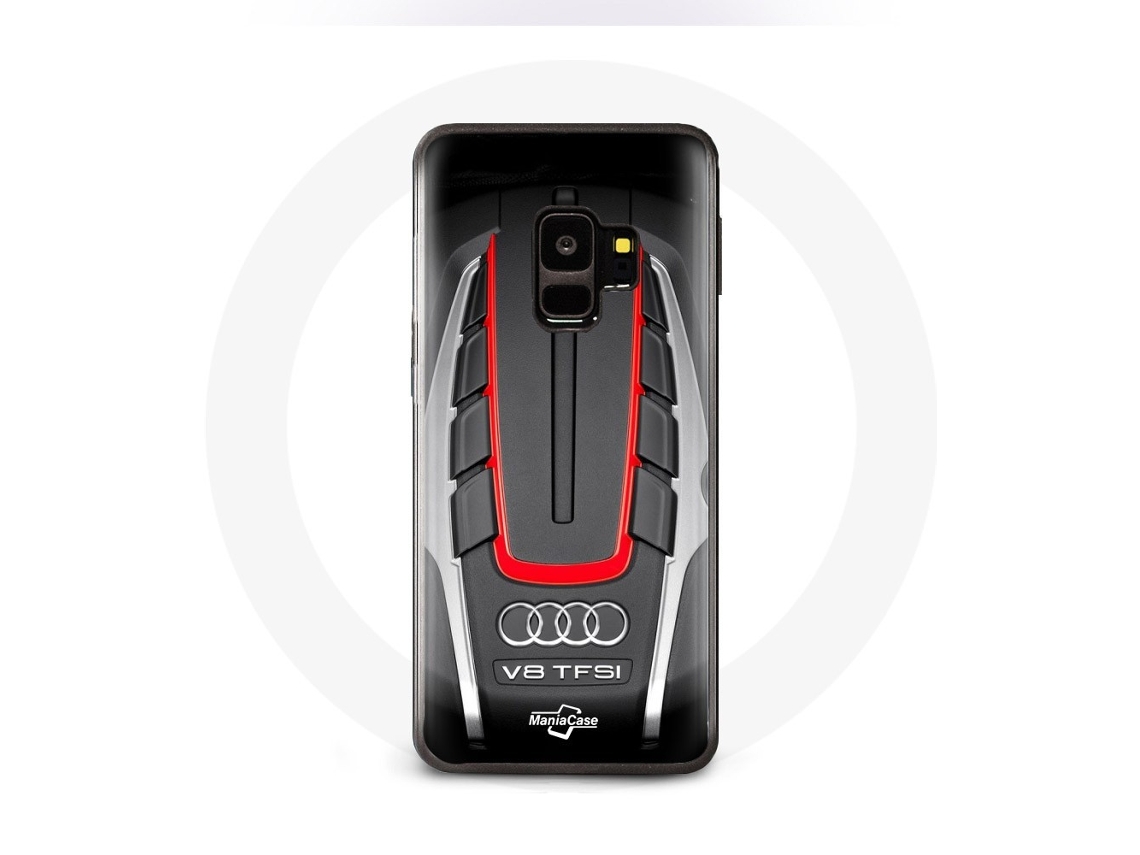 Capa para Samsung Galaxy S9 plus Audi S8 logotipo vermelho