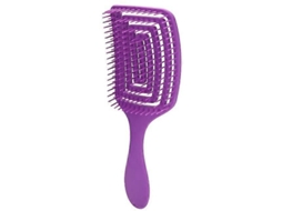 2 Peças Novo Estilo De Pente De Massagem Liso E Curvado