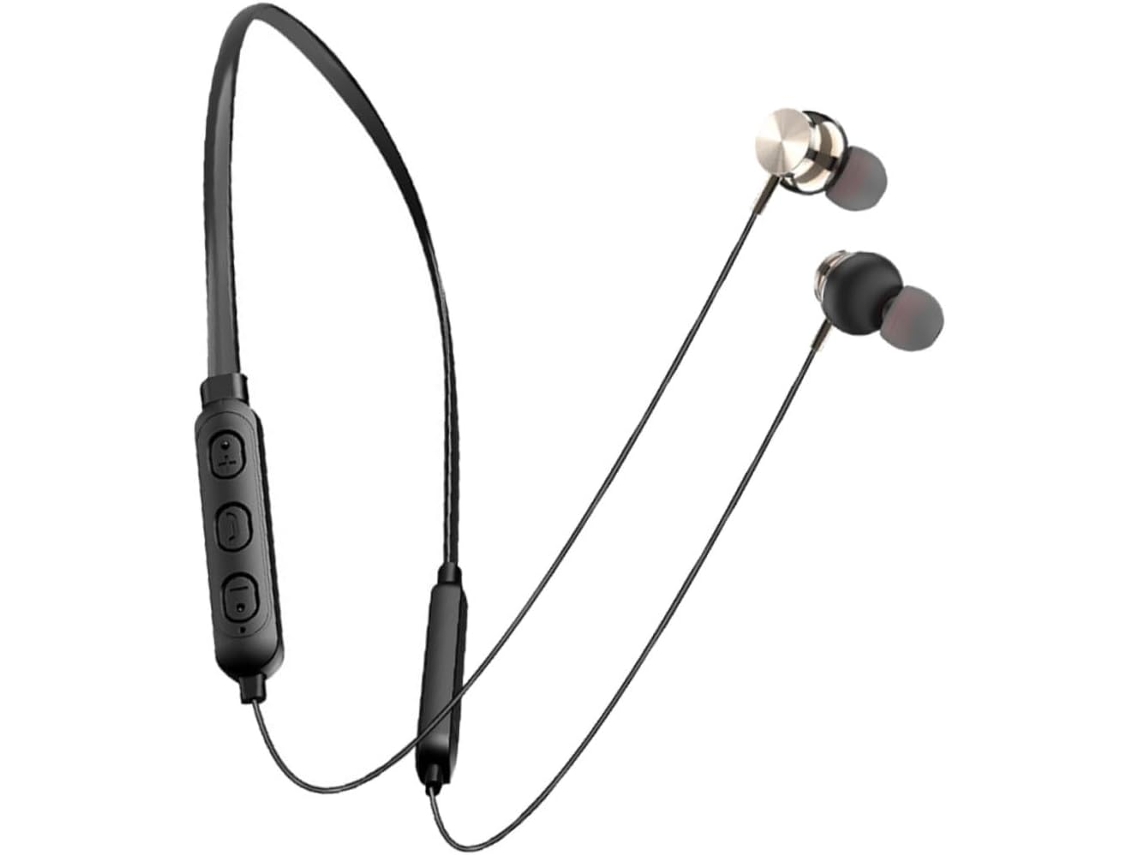 Fones De Sem Fio Com Faixa Para E No Som 5.0 Na Cor Preta. Ativos