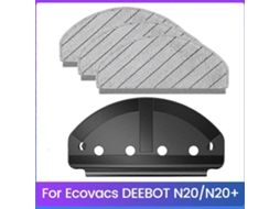 Kit De Suporte De Esfregão De Substituição Para Aspirador Robô Ecovacs Deebot N20/n20+ Com Panos De Microfibra Para Limpeza Eficiente De Pisos.