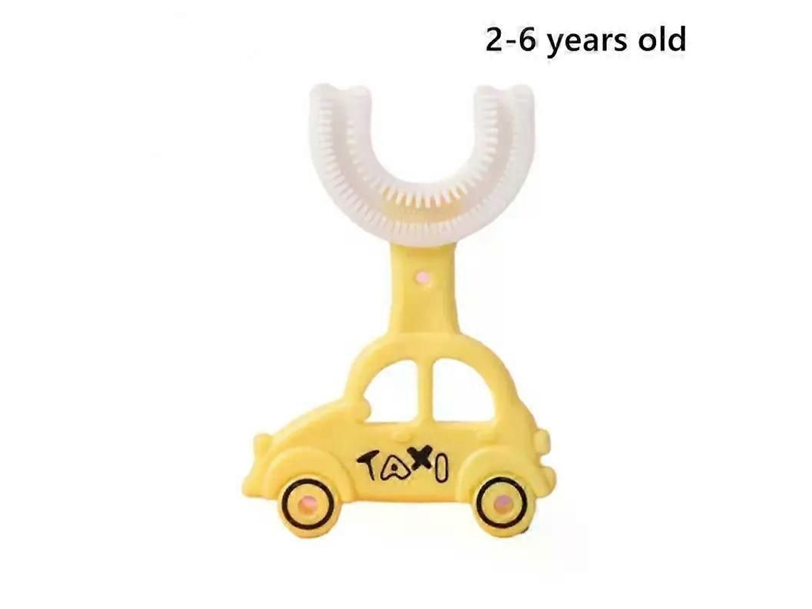 Escova de Dentes Infantil em Formato U, Feita Silicone Livre Bpa, Ideal para Higiene Bucal Bebês e Recém nas Cidos. Mordedor Acessór GOKOCO