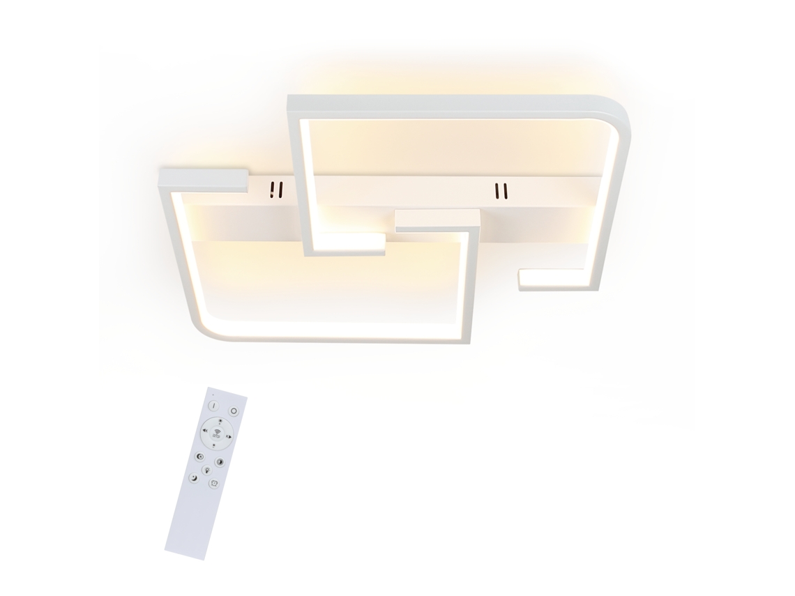 Led Luz de Teto de Metal Branco 35 W Regulável Lâmpada Moderna para Sala de Estar com Controle Remoto Lâmpada Quadrada de Designer Para NETTLIFE