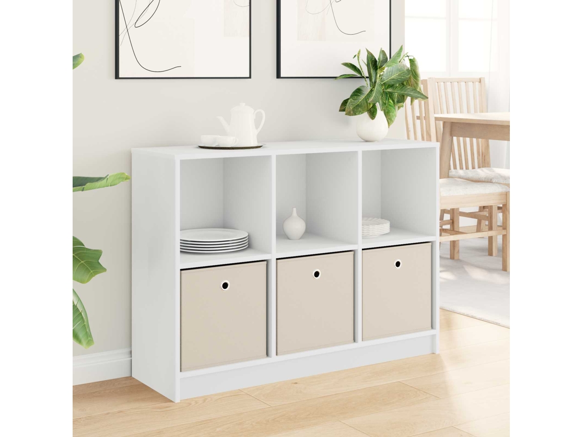 Vidaxl Buffet Branco 102 X 32 X 73,5 Cm