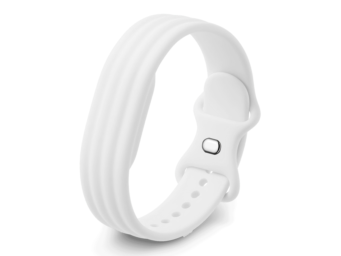 Pulseira Panoona Para Google Fitbit Air Pulseira Silicone Desportiva Macia Respirável Substituição Branco