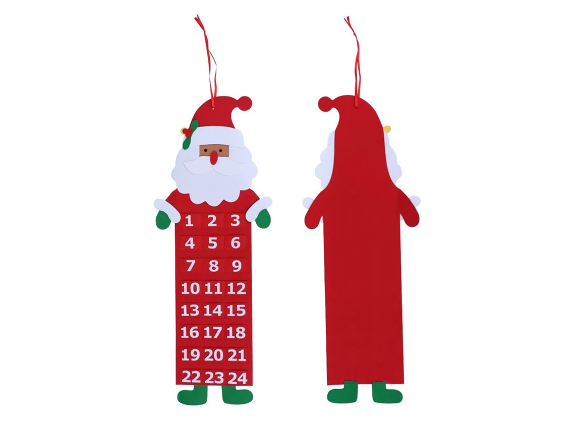 Laxiscreed Calendário De Natal Para Idosos Com Boneco De Neve Em Feltro - 1 Peça