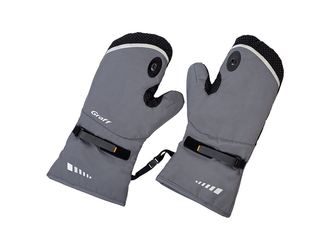 GRAFF Luvas Inverno Cinzento S-M Homem