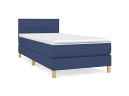 Box Spring Bed, Box Spring Beds Vidaxl Azul Tecido (80 X 200 Cm)