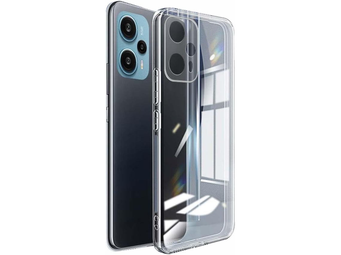 Plugues Alça Lateral Antiderrapante para Xiaomi Xiaomi Poco F5 5G HONGWE. Textura Macia Transparente