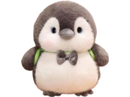 De Pelúcia Com Estampa De Pinguim Gravata Borboleta Macia E Fofa Adorável Mochila De Pelúcia Com Gokoco