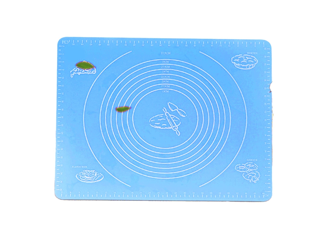 Manta De Assar Silicone Antiaderente Com Medidas Azul