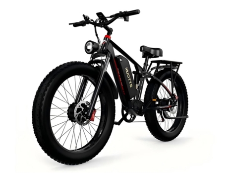 Bicicleta Eléctrica Duotts S26 Motores 750wx2 Bateria 48v20ah Velocidade Máxima 50km/h Autonomia Máxima 120km Shimano 7 Velocidades