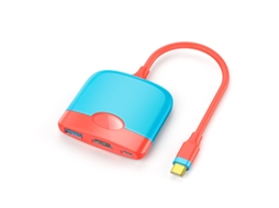Yizhood USB C para 4K HDMI USB 3.0 PD Docking Station para Nintendo Switch Laptop Azul