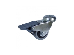 Pino Da Roda 40 Mm (Roda) Borracha de Freio Cinza Cr07133 AFO
