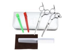 Conjunto De Tesouras De Corte E Desgaste Para Cabelo Profissional, Ferramentas De Cabeleireiro Para Salão E Casa 02