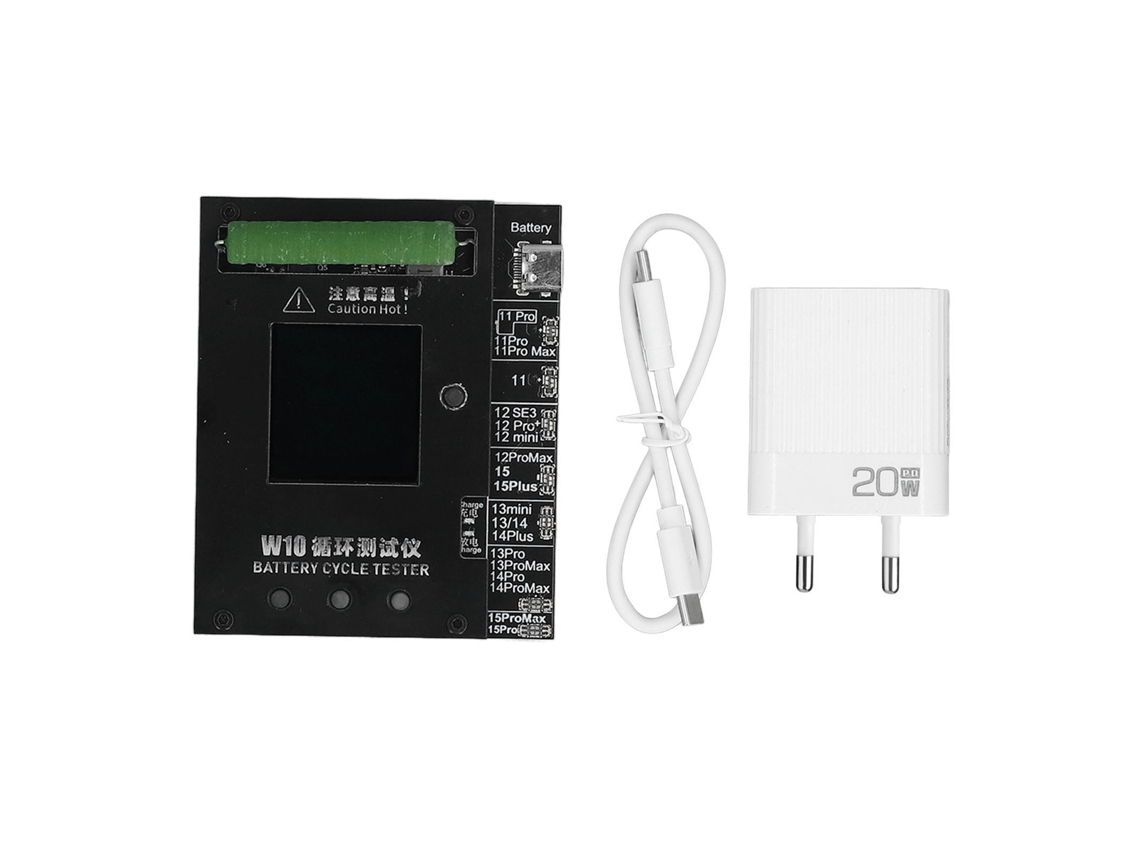 Testador Bateria 20w Carga Rápida Display Digital