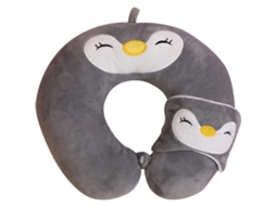 Bolsa de viagem BRILVIBERA com apoio de pescoço e máscara para dormir