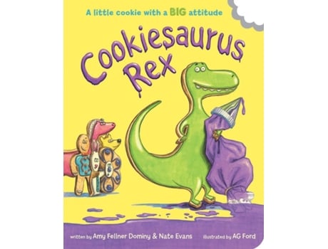 Livro cookiesaurus rex de amy fellner dominy (inglês)
