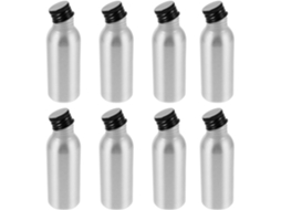 De 8 Frascos/potes De Alumínio Recarregáveis Para Viagem, Ideais Para Perfumes, Óleos Essenciais E Produtos Para A Pele.