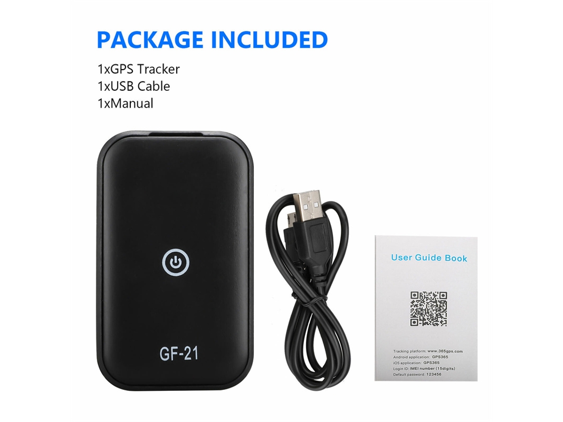 GF-21 Localizador GPS Antirrobo Mini localizador GPS magnético Rastreador  GSM GPRS Dispositivo de seguimiento en tiempo real Dispositivo antirrobo  para ancianos y niños Levamdar 2035468