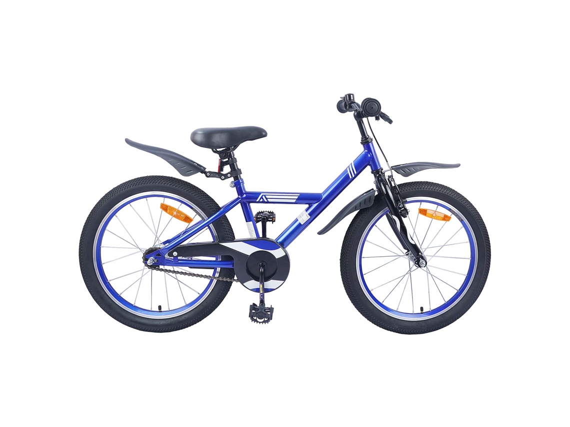 Vidaxl Bicicleta Infantil 20 Polegadas Para 6-11 Anos Azul Escuro