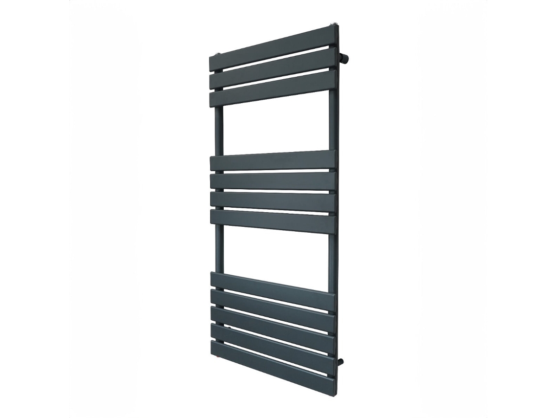 Radiador Toalheiro De Painel Plano Antracite 1200x600mm Em Aço Carbono Com Alta Emissão De Calor E Design Moderno Monstershop