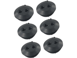 Conjunto de 6 Arruelas Bêbadas para Combustível com 2 Furos,
