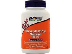 Suplemento Alimentar NOW Fosfatidilserina Com Colina E Inositol (120 cápsulas vegetais)