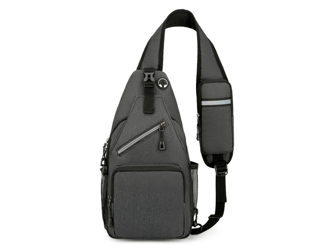(cinza Escuro) Bolsa De Peito Simples Para Homem, Bolsa De Ombro, Bolsa Transversal