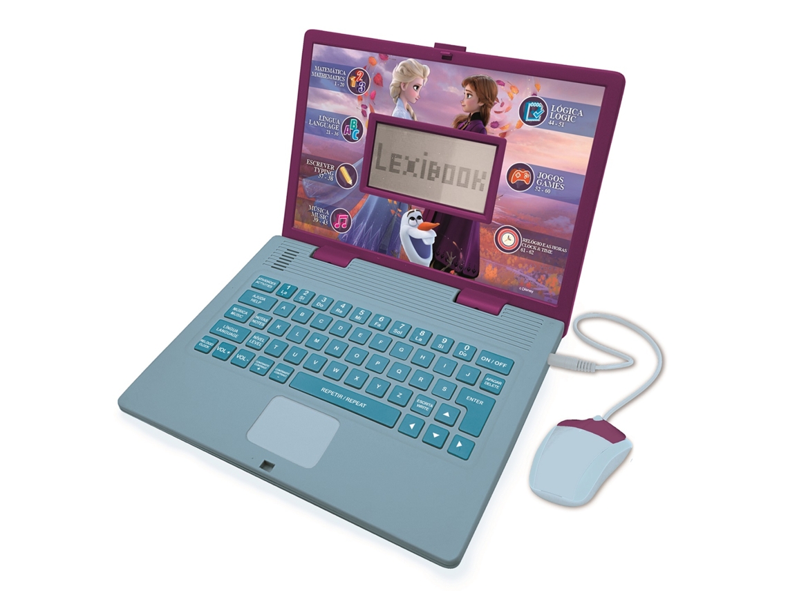 Computador Infantil LEXIBOOK Inglês-Português Frozen (Idade Mínima Recomendada: 5 Anos)