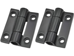 Dobradiças Giratórias Ocultas Para Portas, 2 Peças, Com Torque Ajustável E Amortecimento, Em Liga De Zinco, Para Móveis